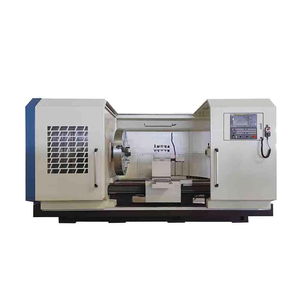 Large bore cnc lathe turning machine CK61125